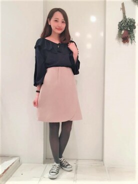 flowerさん（レディース・153cm）の冬コーディネート