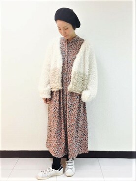 flowerさん（レディース・160cm）の冬コーディネート