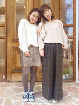 flowerさん（レディース・158cm）の冬コーディネート