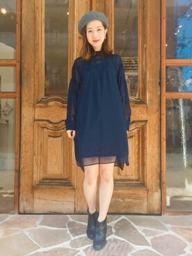 flowerさん（レディース・157cm）の冬コーディネート