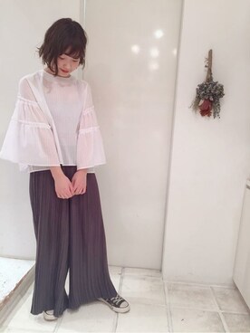 flowerさん（レディース・158cm）の冬コーディネート