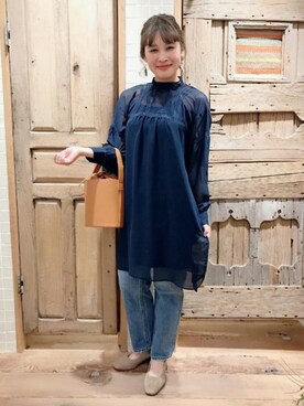 flowerさん（レディース・155cm）の冬コーディネート