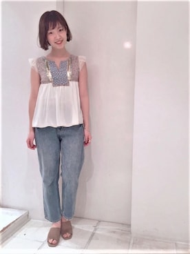 flowerさん（レディース・158cm）の春コーディネート