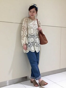 flowerさん（レディース・153cm）の春コーディネート