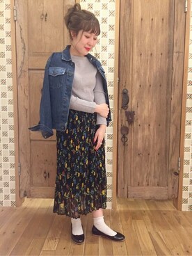 flowerさん（レディース・155cm）の春コーディネート