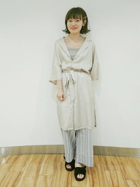 flowerさん（レディース・151cm）の春コーディネート