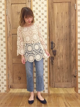 flowerさん（レディース・162cm）の春コーディネート