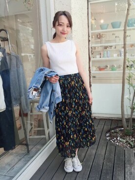 flowerさん（レディース・153cm）の春コーディネート