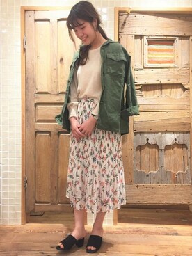 flowerさん（レディース・169cm）の春コーディネート