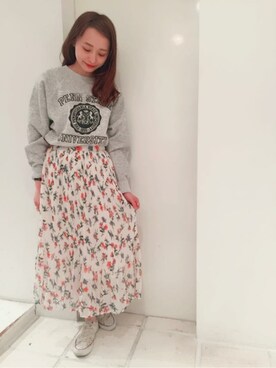 flowerさん（レディース・153cm）の春コーディネート