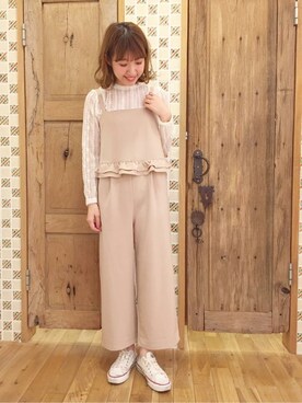 flowerさん（レディース・162cm）の春コーディネート