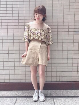 flowerさん（レディース・151cm）の春コーディネート