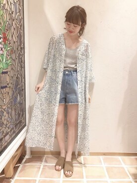 flowerさん（レディース・151cm）の春コーディネート