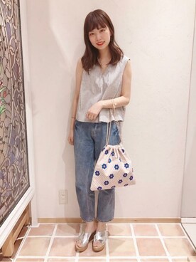 flowerさん（レディース・158cm）の春コーディネート