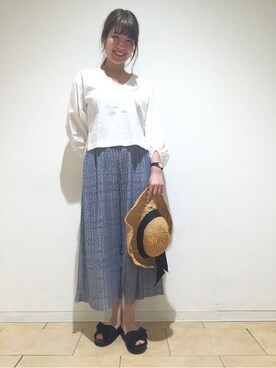 flowerさん（レディース・169cm）の春コーディネート