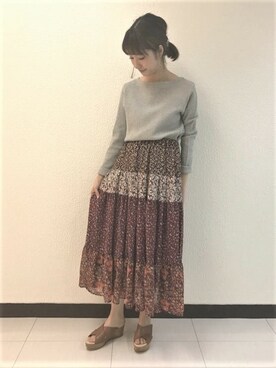 flowerさん（レディース・159cm）の春コーディネート