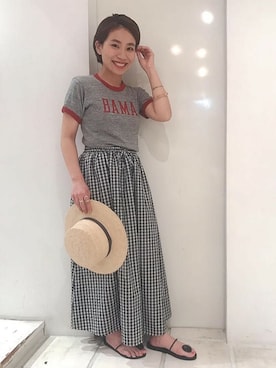 flowerさん（レディース・151cm）の夏コーディネート