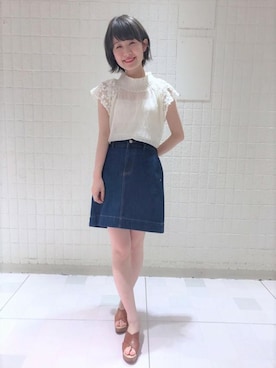 flowerさん（レディース・162cm）の夏コーディネート