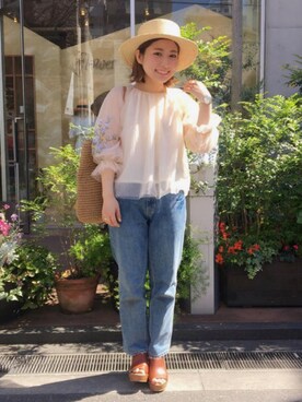 flowerさん（レディース・151cm）の夏コーディネート