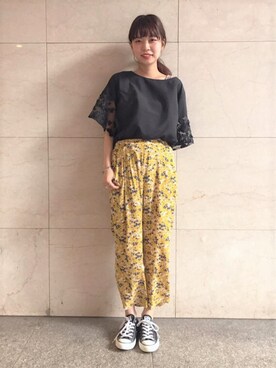 flowerさん（レディース・158cm）の夏コーディネート