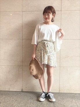 flowerさん（レディース・151cm）の夏コーディネート