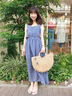 flowerさん（レディース・158cm）の夏コーディネート