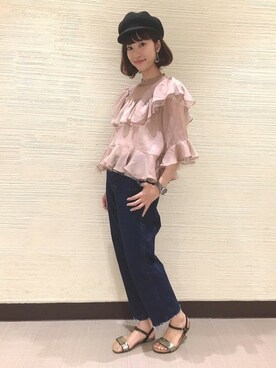 flowerさん（レディース・162cm）の夏コーディネート