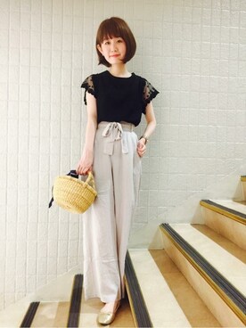 flowerさん（レディース・162cm）の夏コーディネート