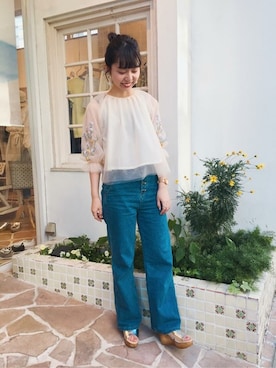 flowerさん（レディース・165cm）の夏コーディネート