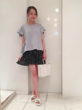flowerさん（レディース・153cm）の夏コーディネート
