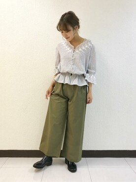 flowerさん（レディース・156cm）の夏コーディネート