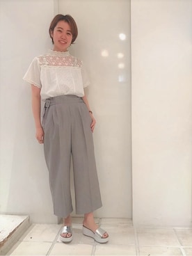 flowerさん（レディース・162cm）の夏コーディネート