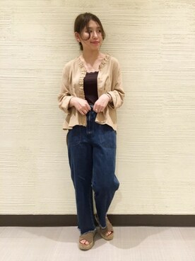 flowerさん（レディース・155cm）の夏コーディネート