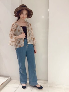 flowerさん（レディース・155cm）の夏コーディネート