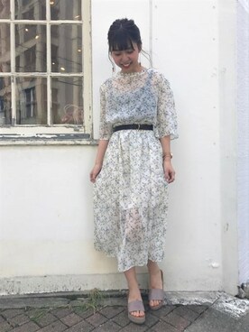 flowerさん（レディース・165cm）の夏コーディネート