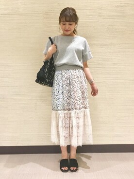 flowerさん(レディース・156cm)の夏コーディネート