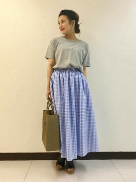 flowerさん(レディース・156cm)の夏コーディネート