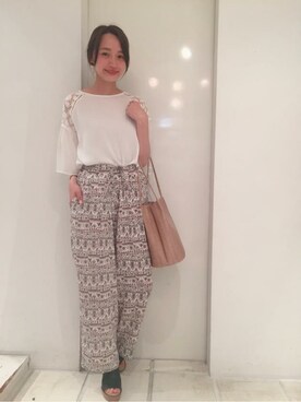 flowerさん（レディース・153cm）の夏コーディネート