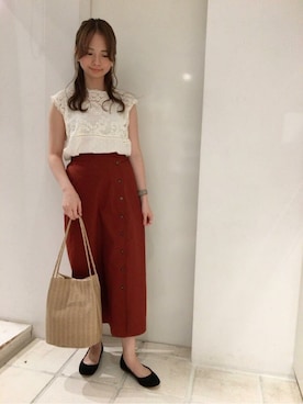 flowerさん（レディース・155cm）の夏コーディネート