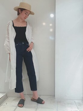 flowerさん（レディース・162cm）の夏コーディネート