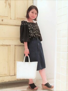 flowerさん（レディース・151cm）の夏コーディネート