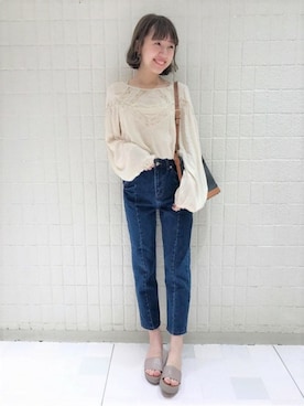 flowerさん（レディース・162cm）の夏コーディネート