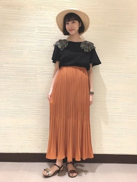 flowerさん（レディース・159cm）の夏コーディネート