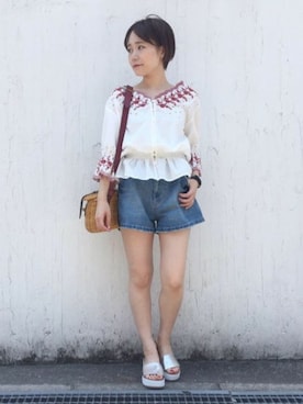 flowerさん（レディース・155cm）の夏コーディネート