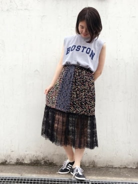 flowerさん（レディース・165cm）の夏コーディネート