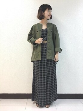 flowerさん（レディース・159cm）の夏コーディネート