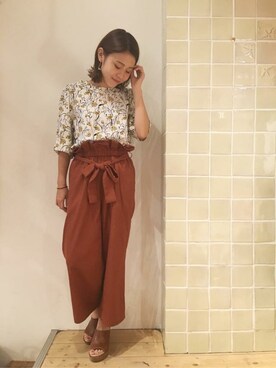 flowerさん（レディース・157cm）の夏コーディネート