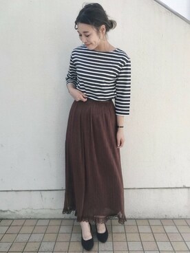 「flower（フラワー）のアイテム（パンプス）」を使った、flowerさん（レディース・156cm）の夏コーディネート