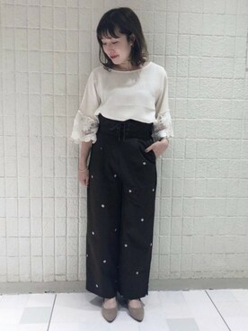 flowerさん（レディース・155cm）の夏コーディネート