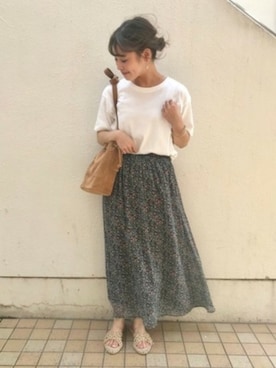 flowerさん(レディース・156cm)の夏コーディネート